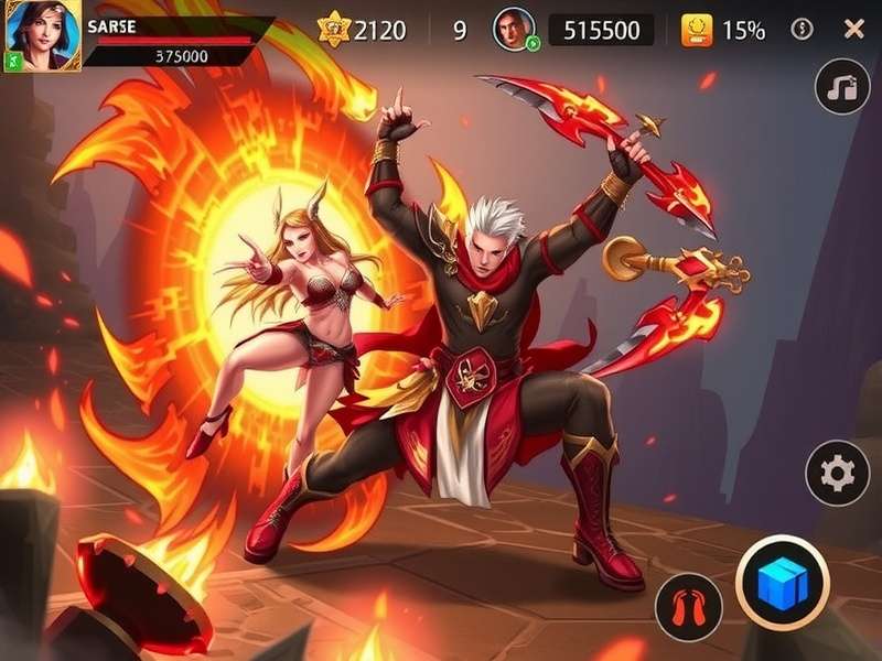 Archero Fury Volcanic Rage combat screenshot